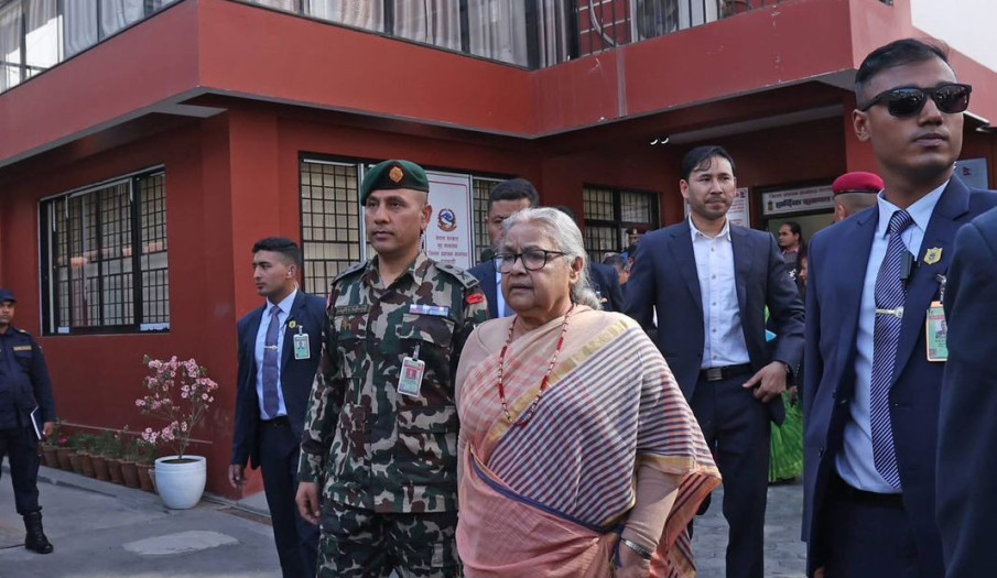 सम्माननीय प्रधानमन्त्रीज्यू कार्यालय परिसरमा